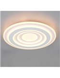 Plafón de techo LED COSTA varios círculos 48cm diámetro, 50W 5850lm, regulable 2700 - 6500K IP20