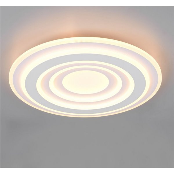 Plafonnier LED COSTA avec différents cercles, diamètre 48 cm, 50 W, 5 850 lm, dimmable, 2 700-6 500 K, IP20