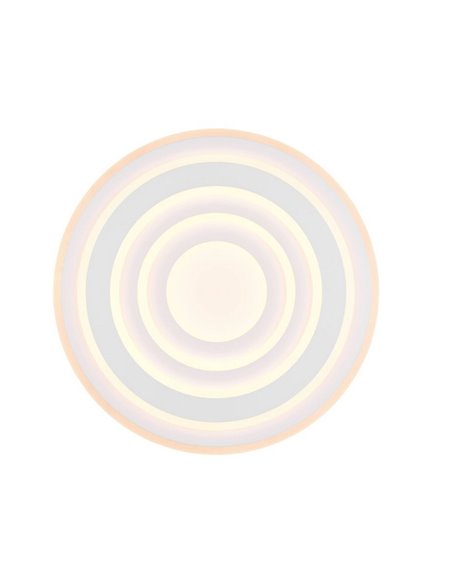 Plafón de techo LED COSTA varios círculos 48cm diámetro, 50W 5850lm, regulable 2700 - 6500K IP20