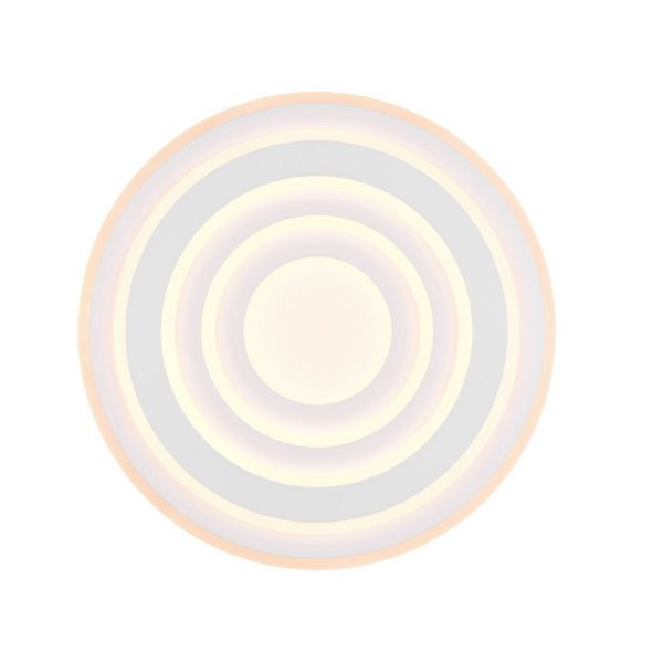Luminária de teto COSTA LED com vários círculos, 48 cm de diâmetro, 50 W, 5850 lm, regulável, 2700-6500 K, IP20