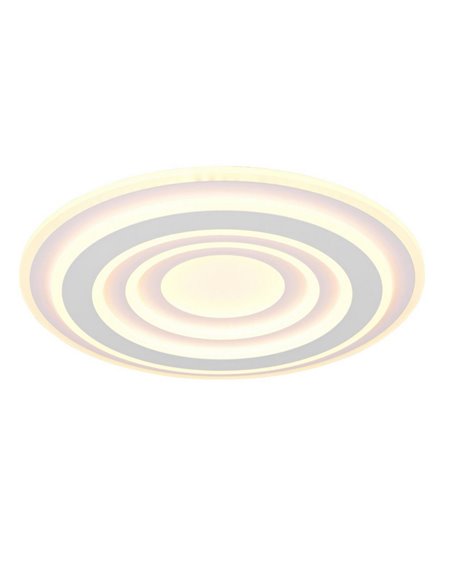 Plafonnier LED COSTA avec différents cercles, diamètre 48 cm, 50 W, 5 850 lm, dimmable, 2 700-6 500 K, IP20