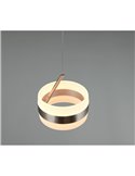 Lámpara de techo LED DIOS 8W 800lm, regulable 2300+3000+4000K, altura ajustable IP20