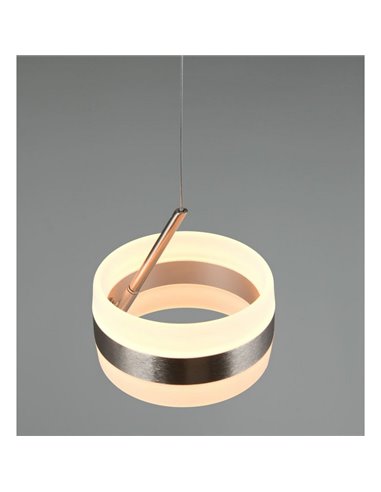Lámpara de techo LED DIOS 8W 800lm, regulable 2300+3000+4000K, altura ajustable IP20
