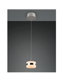 Lámpara de techo LED DIOS 8W 800lm, regulable 2300+3000+4000K, altura ajustable IP20