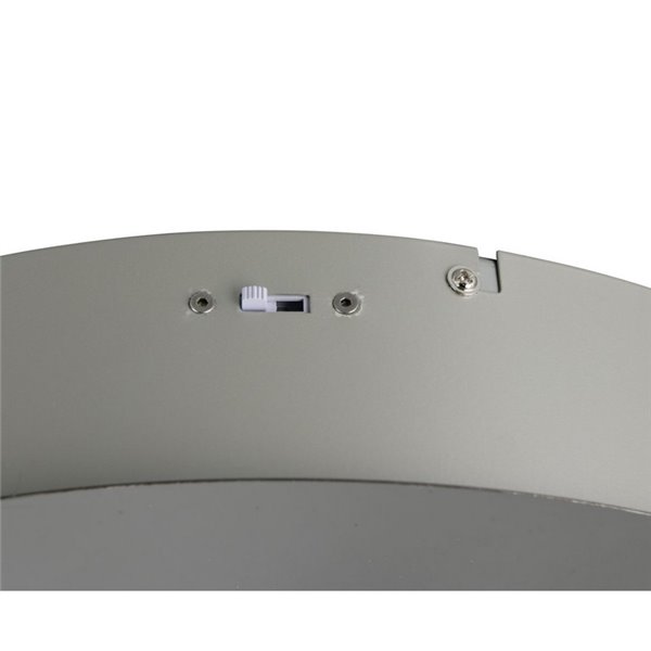 Lámpara de techo con plafón 5 luces LED DIOS 800lm, regulable 2300+3000+4000K IP20