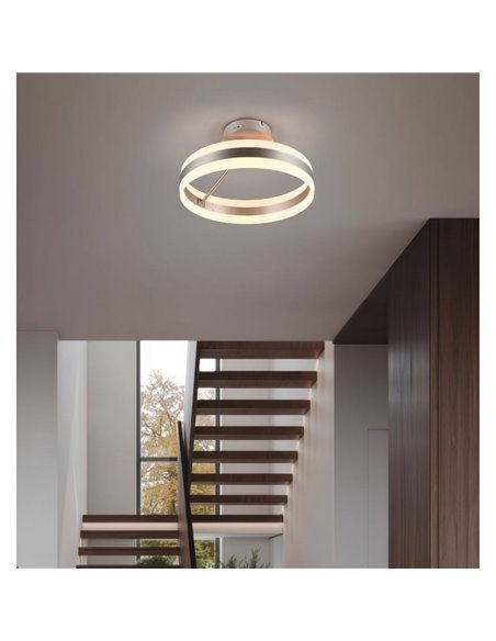 Plafón de techo LED DIOS 21W 40cm diámetro, 2400lm, 2300+3000+4000K IP20