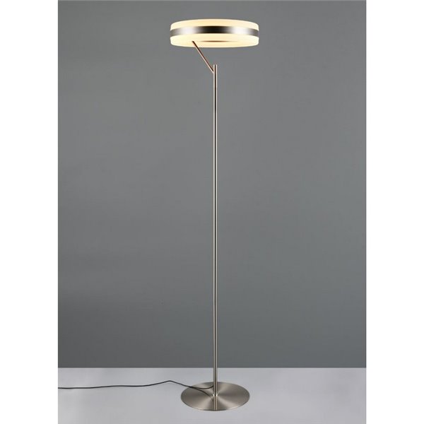 Luminária de chão LED DIOS altura 180cm 21W 2500lm, regulável com sensor de toque 2300+3000+4000K IP20