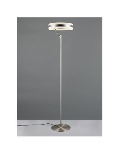 Lámpara de pie LED DIOS altura 180cm 21W 2500lm, regulable con sensor táctil 2300+3000+4000K IP20