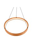 Lámpara de techo LYNWOOD, 50cm diámetro, altura ajustable 28W 3300lm, luz cálida 3000K IP20