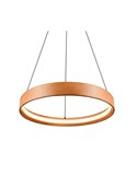 Plafonnier LYNWOOD, diamètre 50 cm, hauteur réglable, 28 W, 3 300 lm, lumière chaude 3 000 K, IP20
