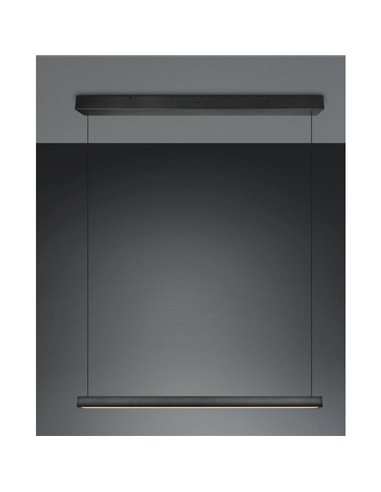 Lámpara de techo WALLACE barra LED regulable altura 29W 3500lm, 2300+3000+4000K IP20 Negro