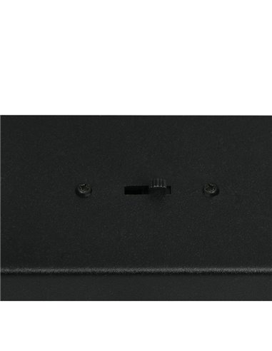 Lámpara de techo WALLACE barra LED regulable altura 29W 3500lm, 2300+3000+4000K IP20 Negro