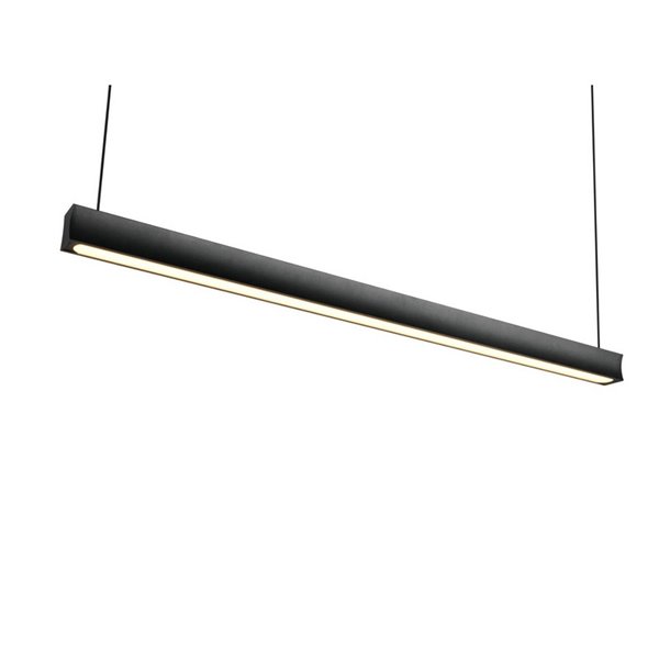 Lámpara de techo WALLACE barra LED regulable altura 29W 3500lm, 2300+3000+4000K IP20 Negro