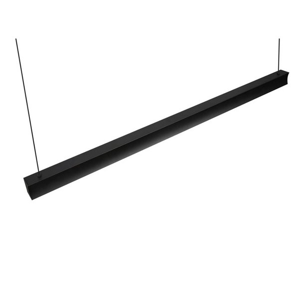 Plafonnier LED WALLACE, hauteur réglable, 29 W, 3 500 lm, 2 300 + 3 000 + 4 000 K, IP20, noir