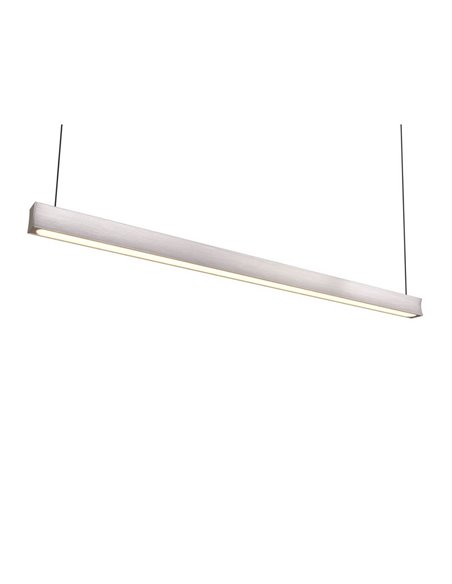 Luminária de teto LED linear WALLACE, regulável, altura 29W, 3500lm, 2300+3000+4000K, IP20, níquel