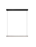 Lámpara de techo WALLACE lineal LED regulable altura 29W 3500lm, 2300+3000+4000K IP20 Níquel