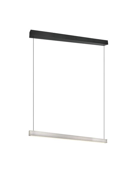 Lámpara de techo WALLACE lineal LED regulable altura 29W 3500lm, 2300+3000+4000K IP20 Níquel