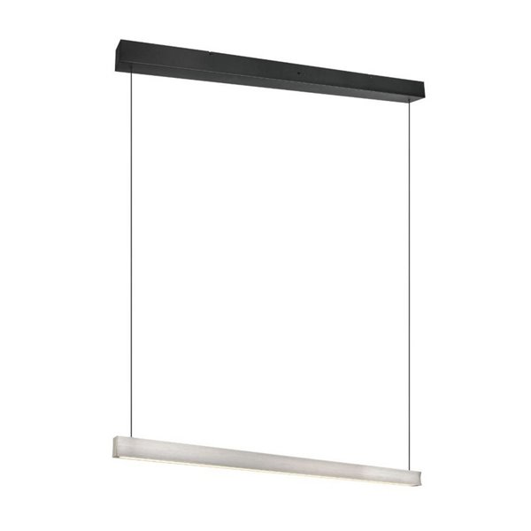 Lámpara de techo WALLACE lineal LED regulable altura 29W 3500lm, 2300+3000+4000K IP20 Níquel