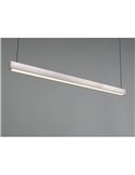 Lámpara de techo WALLACE lineal LED regulable altura 29W 3500lm, 2300+3000+4000K IP20 Níquel