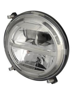 Faro LED Redondo Delantero con Luz de Cruce y Luz de Carretera Homologado Massey Ferguson Fendt Ø 14,4Cm 2