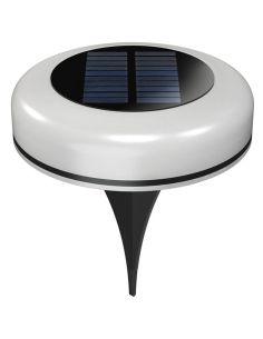 Lampe solaire d'extérieur sur piquet 1 W 2700 K/RVB IP54 | Capteur crépusculaire inclus | Twist