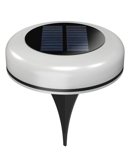 Luminária Solar Externa com Ponta de 1W 2700K/RGB IP54 | Inclui Sensor Crepuscular | Giratória