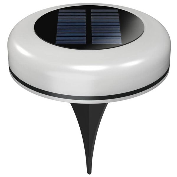 Lampe solaire d'extérieur sur piquet 1 W 2700 K/RVB IP54 | Capteur crépusculaire inclus | Twist