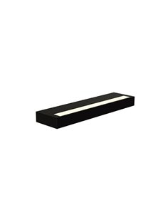 Aplique LED de pared rectangular luz arriba y abajo CONIL, negro, 30W 2480Lm, CCT Dimmable, 39cm