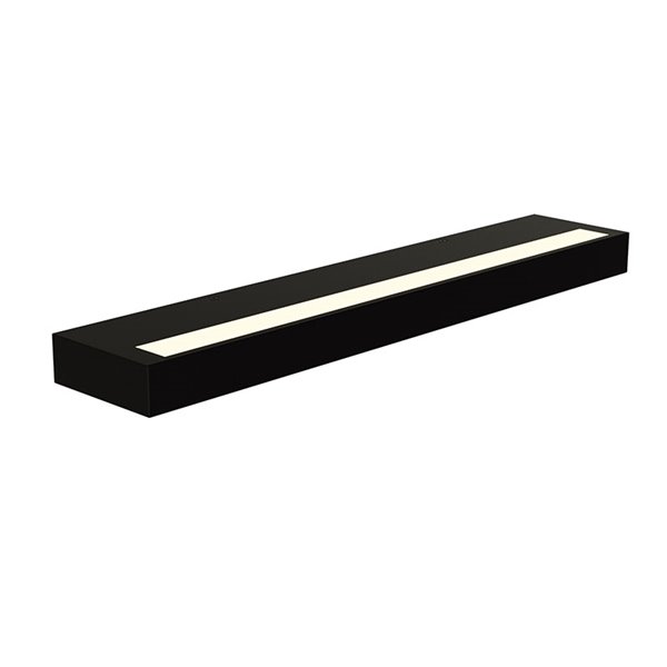 Aplique LED de pared rectangular con luz arriba y abajo CONIL, negro, 40W 2480Lm, CCT Dimmable, 52cm