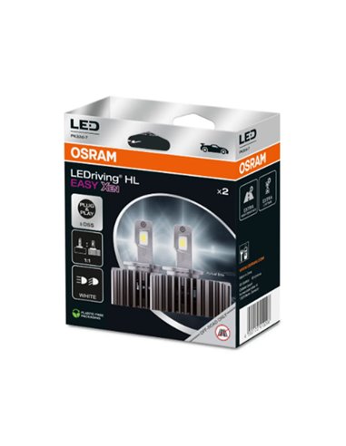Bombillas de conversión Xénon a LED, LEDriving HL EASY XEN D5S, +180% más de brillo, 12V, 66540DWESY-2HB, pack 2