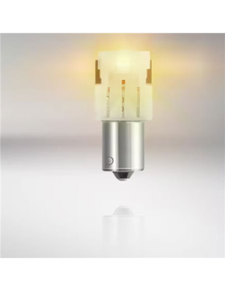Pacote com 2 lâmpadas de LED para piscas compatíveis com PY21W LEDriving SL BAU15s, âmbar, 1,3W, 7507DYP-2BL