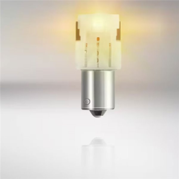 Lot de 2 ampoules clignotantes LED compatibles avec PY21W LEDriving SL BAU15s, Ambre, 1,3W, 7507DYP-2BL