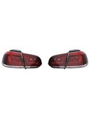Feux arrière LED LEDriving® pour VW Golf VI (2008-2012), lot de 2 LEDTL102-CL