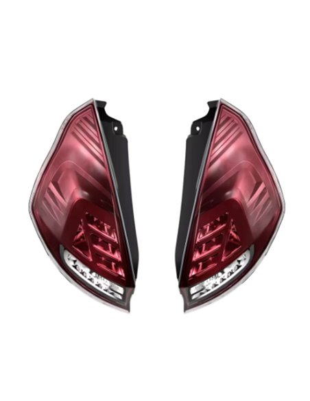 Lanternas traseiras LED LEDriving para Ford Fiesta MK7 (2013-2017), pacote com 2 LEDTL101-CL