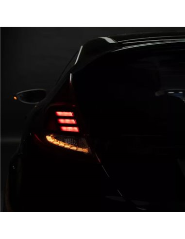 Lanternas traseiras LED LEDriving para Ford Fiesta MK7 (2013-2017), pacote com 2 LEDTL101-CL