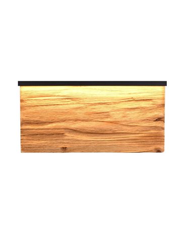 Applique LED KALEA grande 30cm bois naturel 13W 1450lm 3000K IP20
