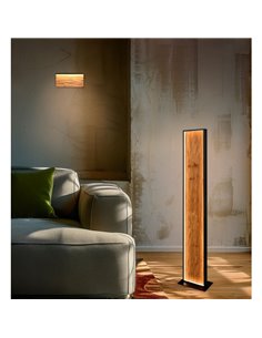 Aplique de pared LED KALEA grande 30cm madera natural 13W 1450lm 3000K IP20 2