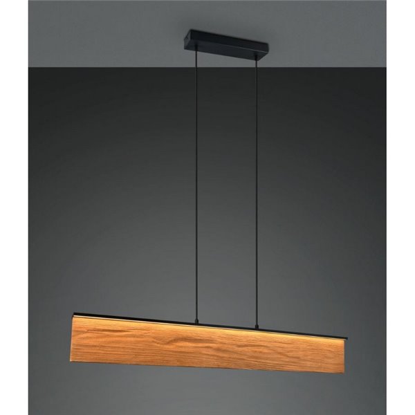 Lámpara de techo lineal KALEA madera natural 39W 4800lm 3000K IP20