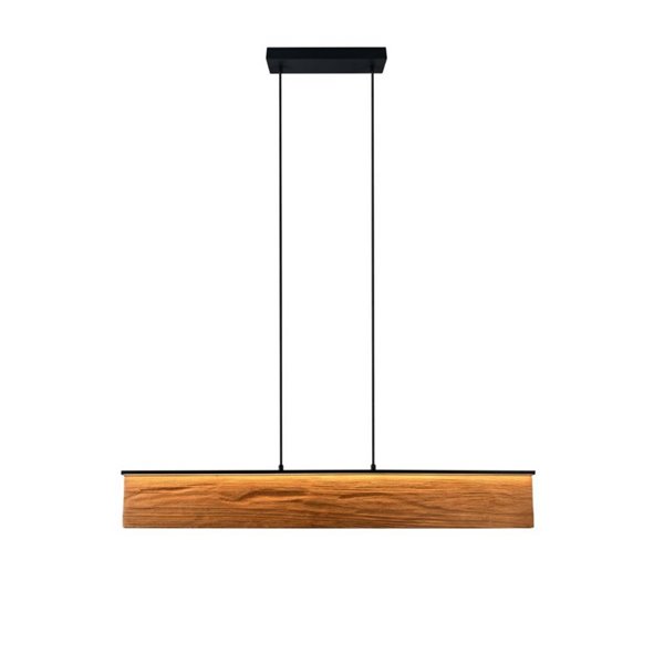 Plafonnier linéaire KALEA, bois naturel, 39W, 4800lm, 3000K, IP20