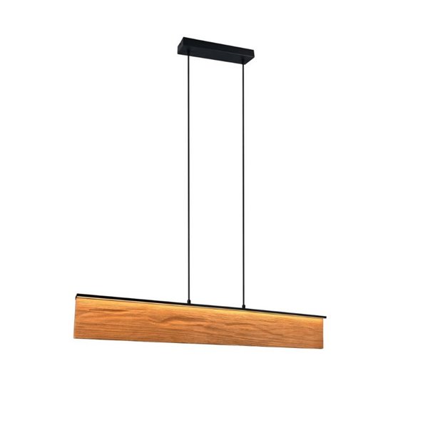 Plafonnier linéaire KALEA, bois naturel, 39W, 4800lm, 3000K, IP20