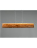 Plafonnier linéaire KALEA, bois naturel, 39W, 4800lm, 3000K, IP20