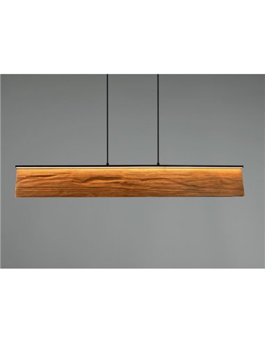 Plafonnier linéaire KALEA, bois naturel, 39W, 4800lm, 3000K, IP20