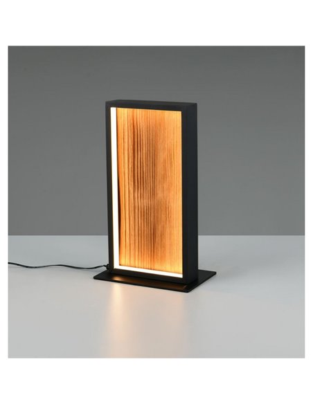 Lámpara de sobremesa LED KALEA madera natural 10,5W 1150lm 3000K IP20