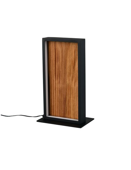 Lámpara de sobremesa LED KALEA madera natural 10,5W 1150lm 3000K IP20