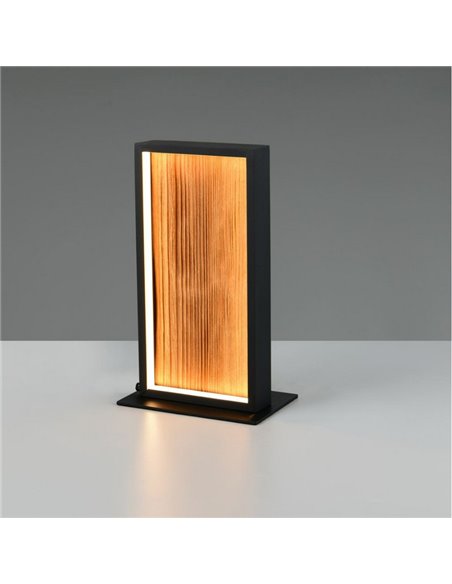 Lámpara de sobremesa LED KALEA madera natural 10,5W 1150lm 3000K IP20