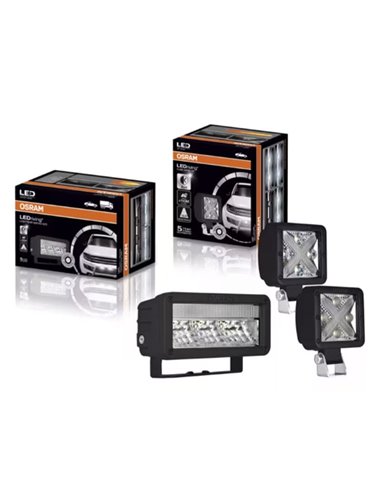 Balise de proximité LEDriving® CUBE MX85-WD, 43,5° avec portée de 55 m, 6000 K, en forme de X, 12 V