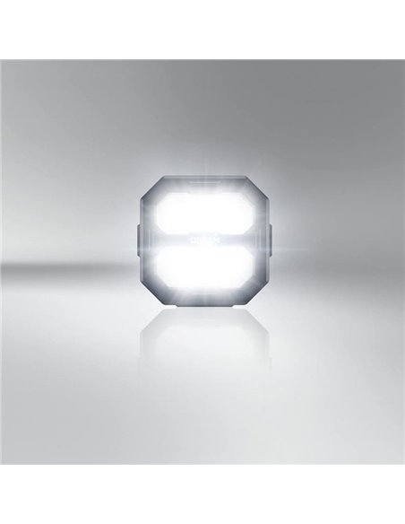 Luminária de Proximidade LED LEDriving® Cube PX2500 Quadrada Ultra Larga, LEDPWL 101-UW, Feixe de 55 m, 6000 K, 27 W, 12/24 V