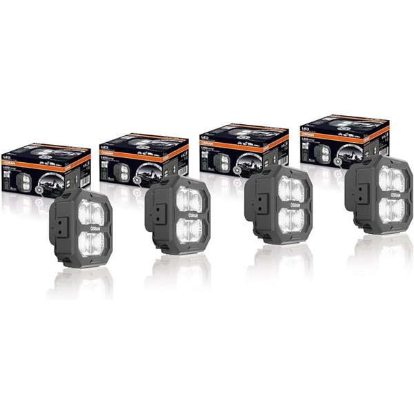 Faro LED cuadrado de proximidad LEDriving® Cube PX4500 Ultra Wide, LEDPWL 103-UW, alcance 70m, 6000K, 45W, 12/24V