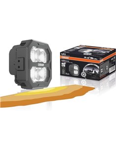 Luminária de Proximidade LED LEDriving® Cube PX4500 Quadrada Ultra Larga, LEDPWL 103-UW, Feixe de 70 m, 6000 K, 45 W, 12/24 V