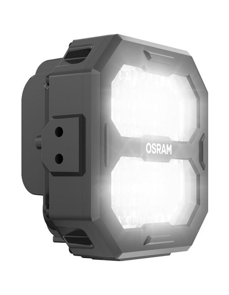 Luz de trabalho LED LEDriving® Cube PX2500 quadrada larga, LEDPWL 104-WD, feixe de 45 m, 6000 K, 27 W, 12/24 V